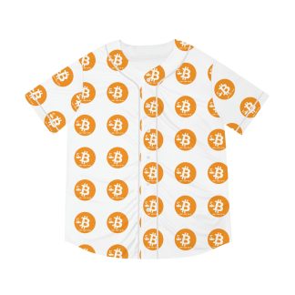 Men's Bitcoin "Don't treat on me" Cryptocurrency Black Baseball Jersey