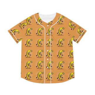 Men's Bananas Orange Baseball Jersey